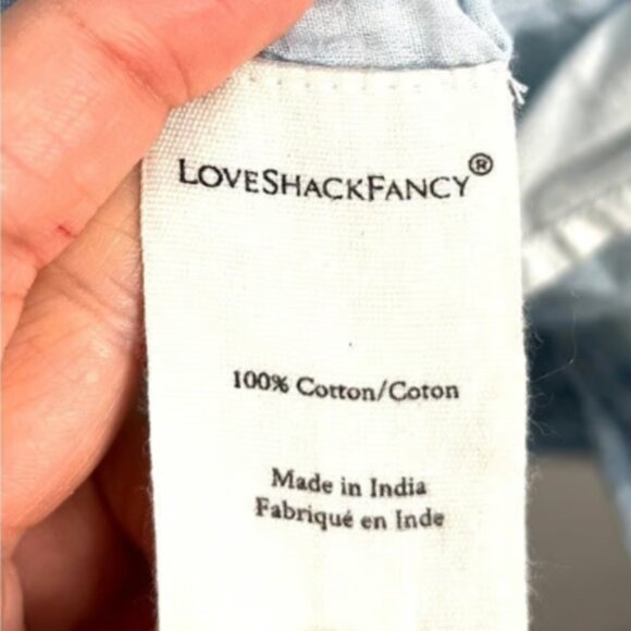 Love shack Fancy Tie dye blue Natasha dress sz S - Picture 6 of 8